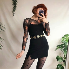 Sun and Moon Crop Top