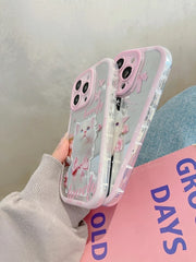 Pink Cat iPhone Case