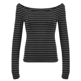 Grunge Striped Long Sleeve