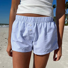 Striped Pajama Shorts