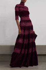 Lissa Silk Velvet Gown