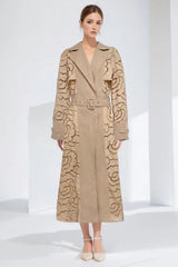 Arthur Embroidered Trench Coat