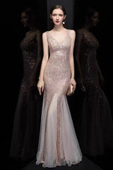 Adeline Sparkly Sequin Fishtail Gown
