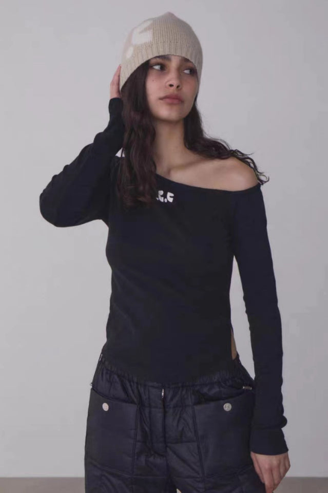 Street Style One Shoulder Top