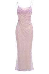 Artemesia Sequin Backless Maxi Dress