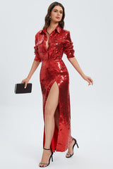 Carlotta Sequin Top + Skirt Set