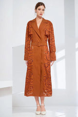 Arthur Embroidered Trench Coat