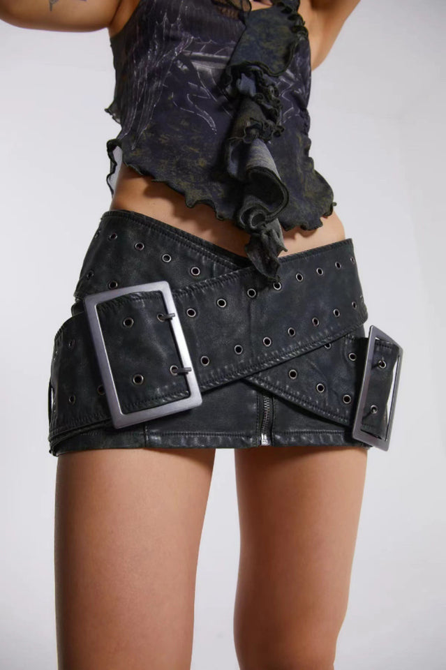 Denim Assassin Micro Mini Skirt
