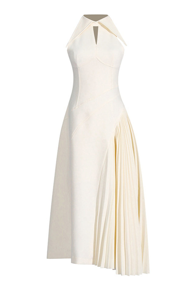 Cynthia Cream Midi Dress