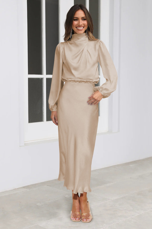 From The Source High Neck Bridal Dress