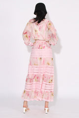 Faye Floral Top + Skirt Set