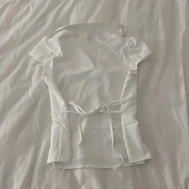 Sonia Ruched Cap Sleeve Blouse