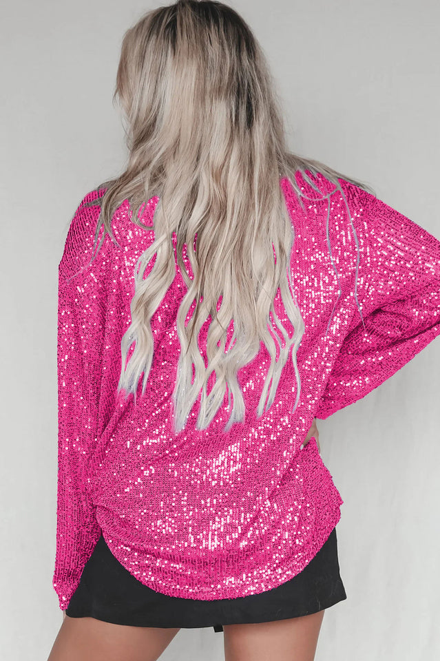 Attention Seeker Sequin Top