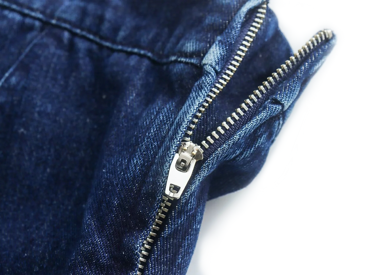 Blue Denim Strapless Tube Dress