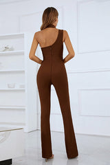 Babara One Shoulder Jumpsuit