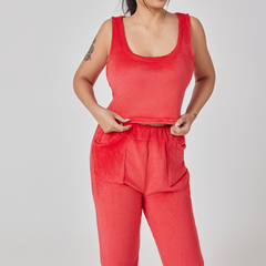 Rose Chic Matching 3-Piece Warm Lounge Set.