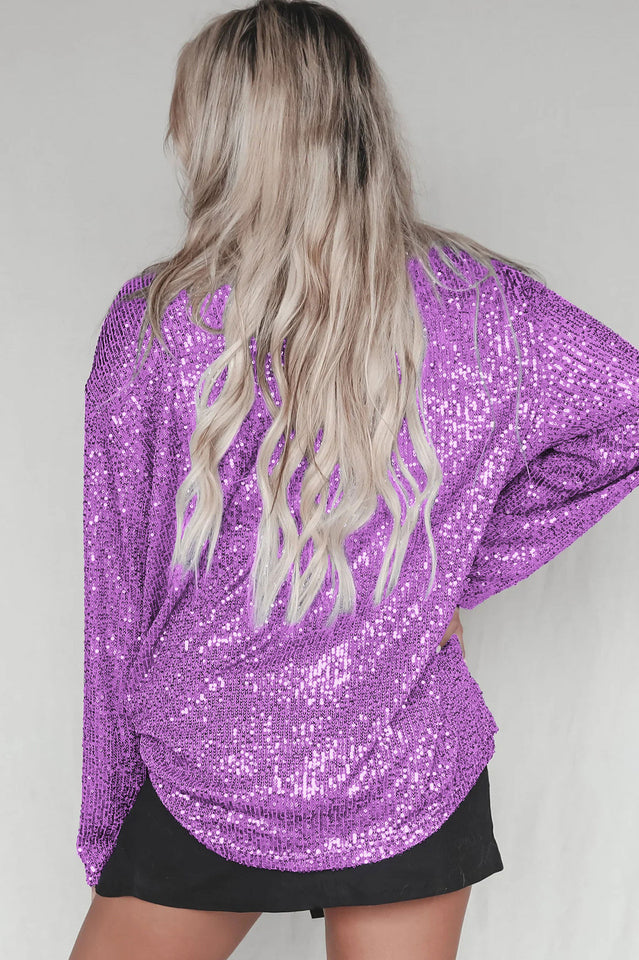 Attention Seeker Sequin Top