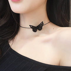Chic Lace Butterfly Choker