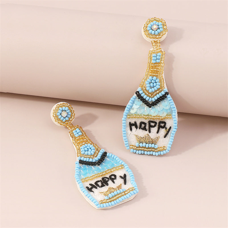 Casual Daily Patchwork Sequins Earrings