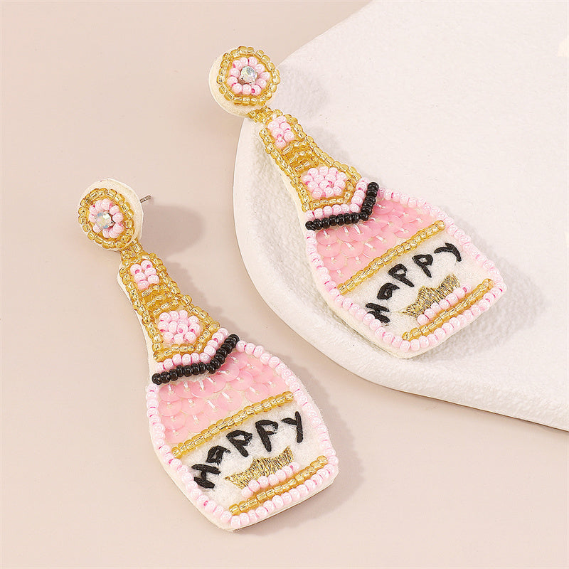 Casual Daily Patchwork Sequins Earrings