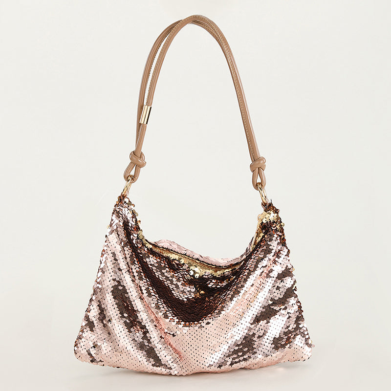 Casual Solid Sequins Patchwork Bags