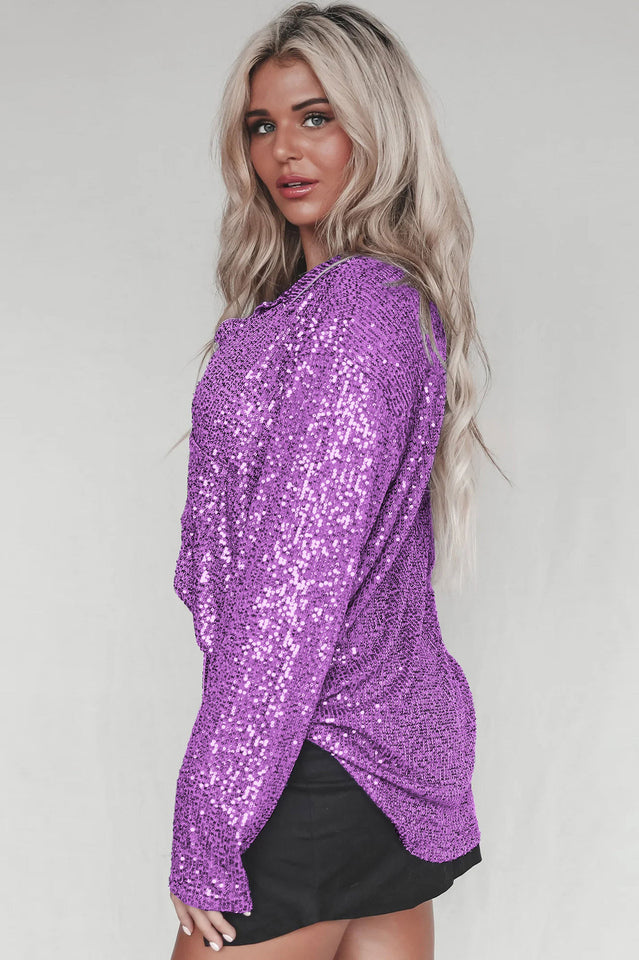 Attention Seeker Sequin Top