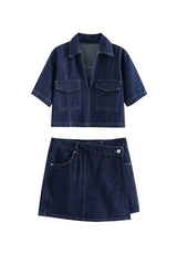 Gretta Denim Set
