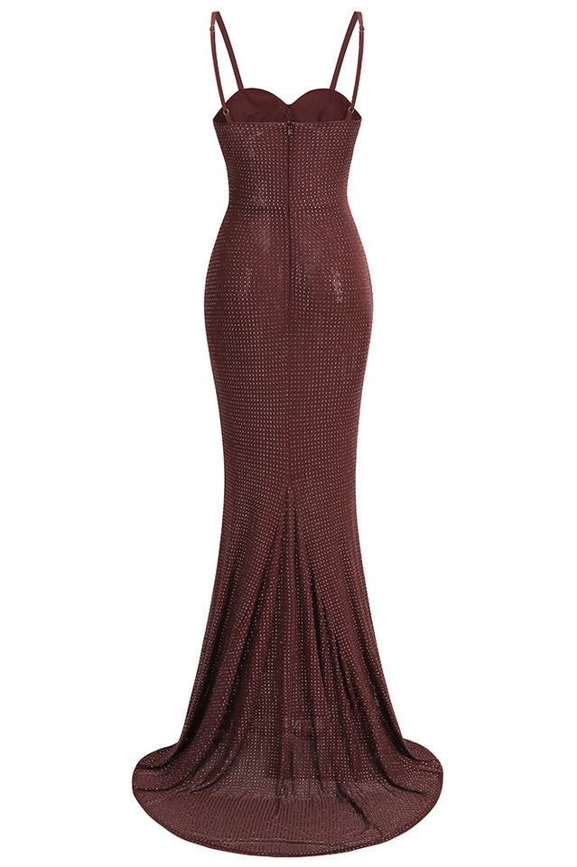 Serenity Rhinestone Cami Maxi Dress