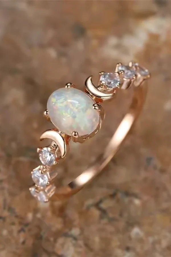 Luna Moonstone Ring