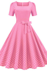 Barbie Movie Margot Pink Plaid Check Dress