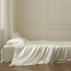 22 Momme Silk Sheet - White