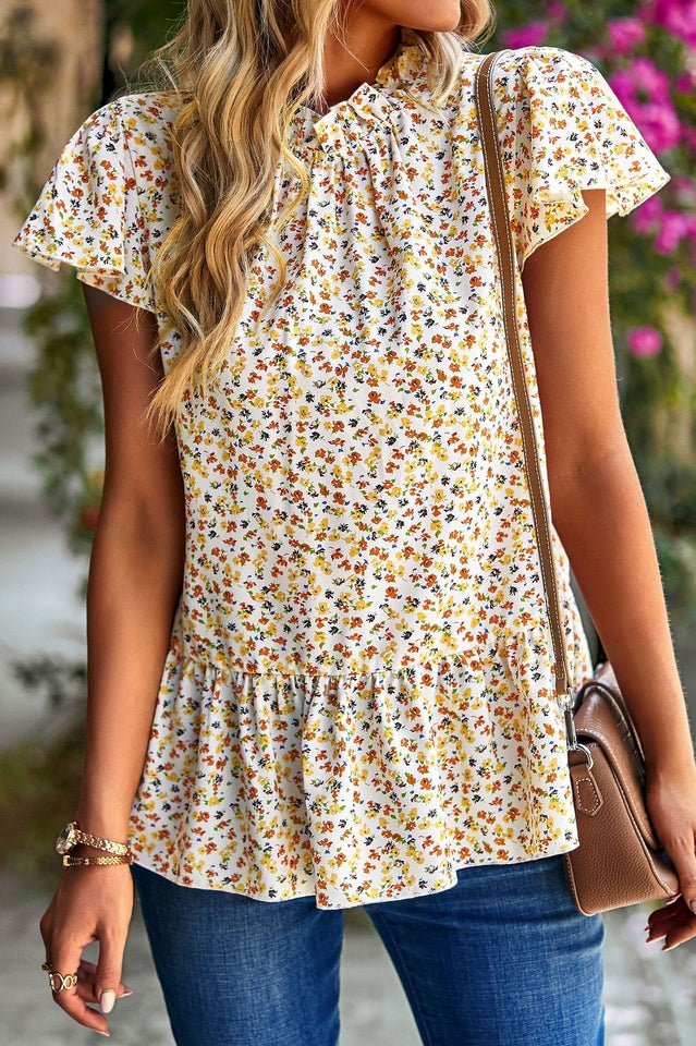 Floral Print Blouse