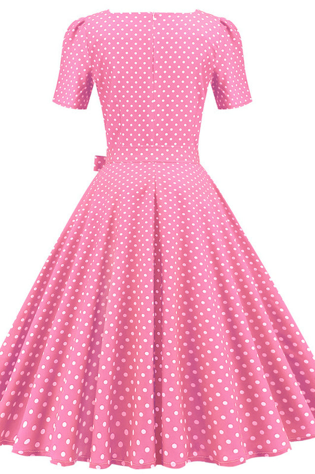 Barbie Movie Margot Pink Plaid Check Dress