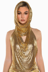 Venus Hoodie Metallic Top