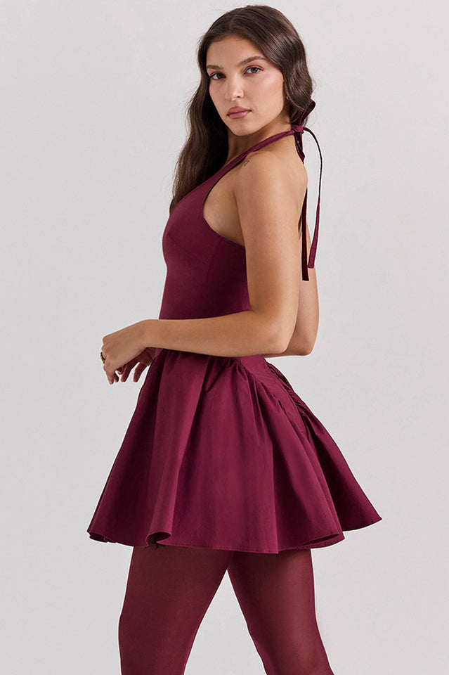 Valentia Halter Mini Dress