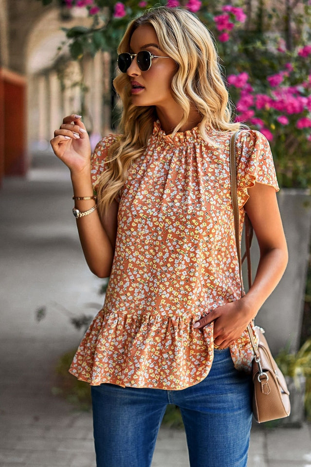 Floral Print Blouse