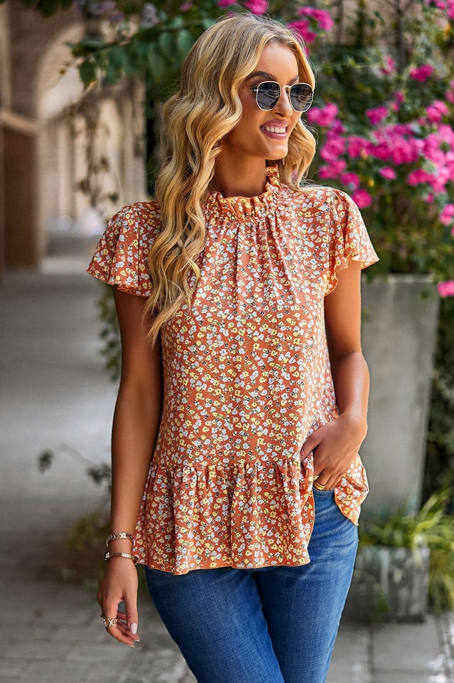 Floral Print Blouse