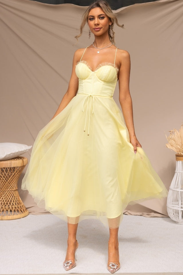 Cindy Tulle Midi Dress