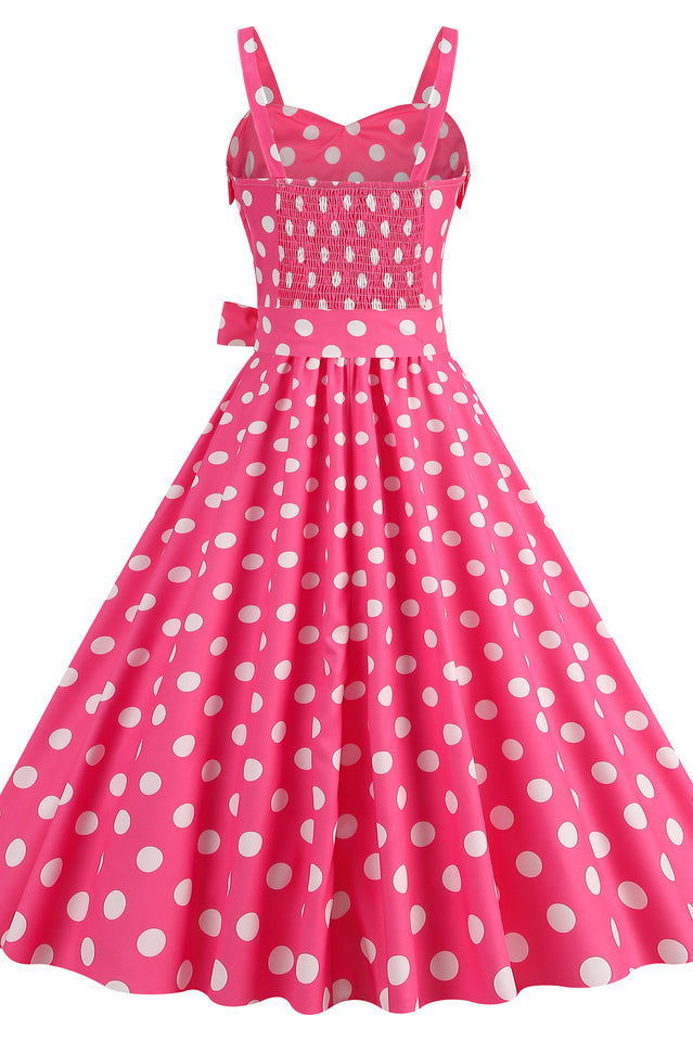 Barbie Movie Margot Pink Plaid Check Dress