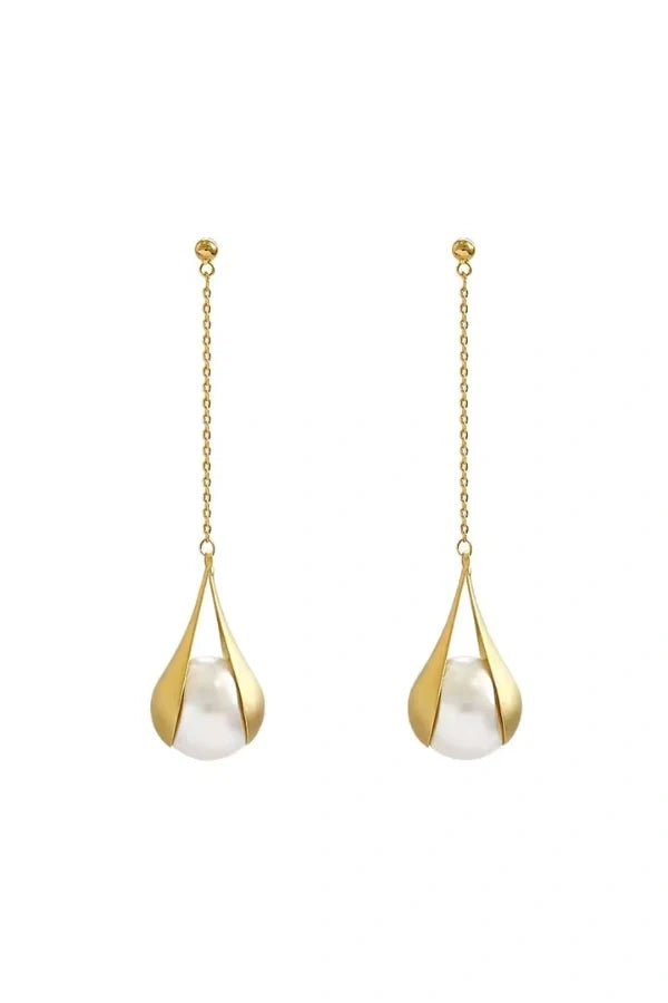 Jamica Golden Drop Earrings
