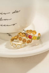 Daisy Floral Ring