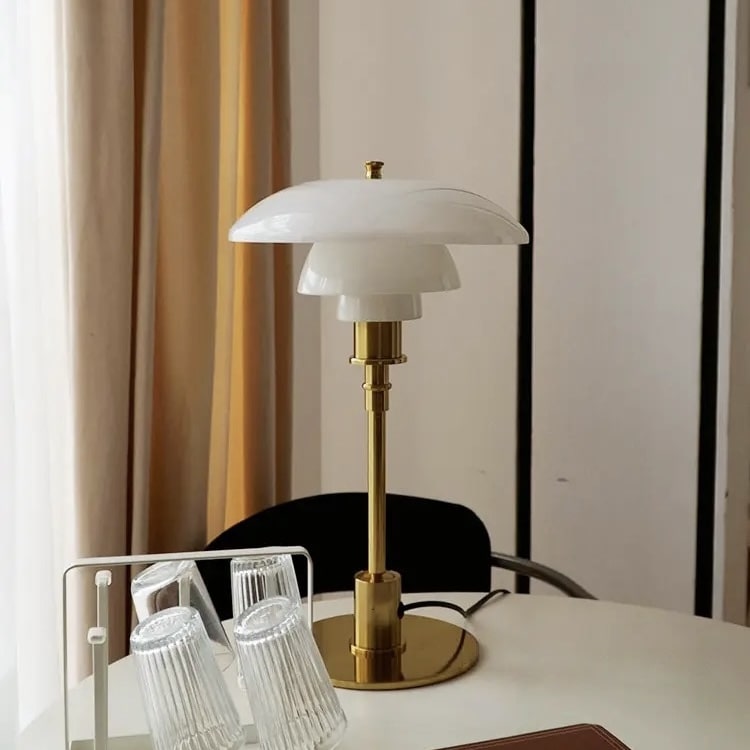 Bauhaus Orange Lamp