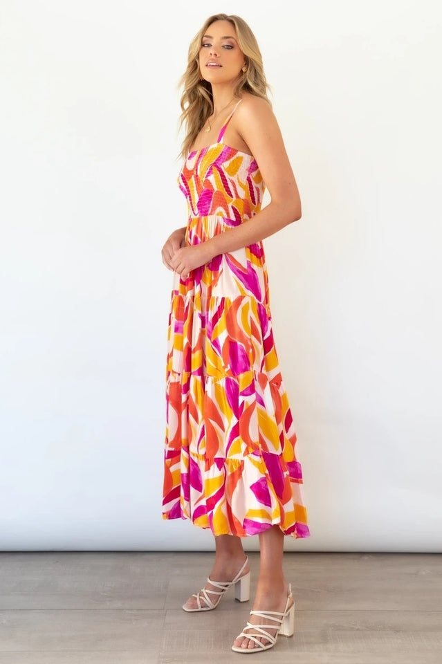 Savannah Smocked Maxi Dress