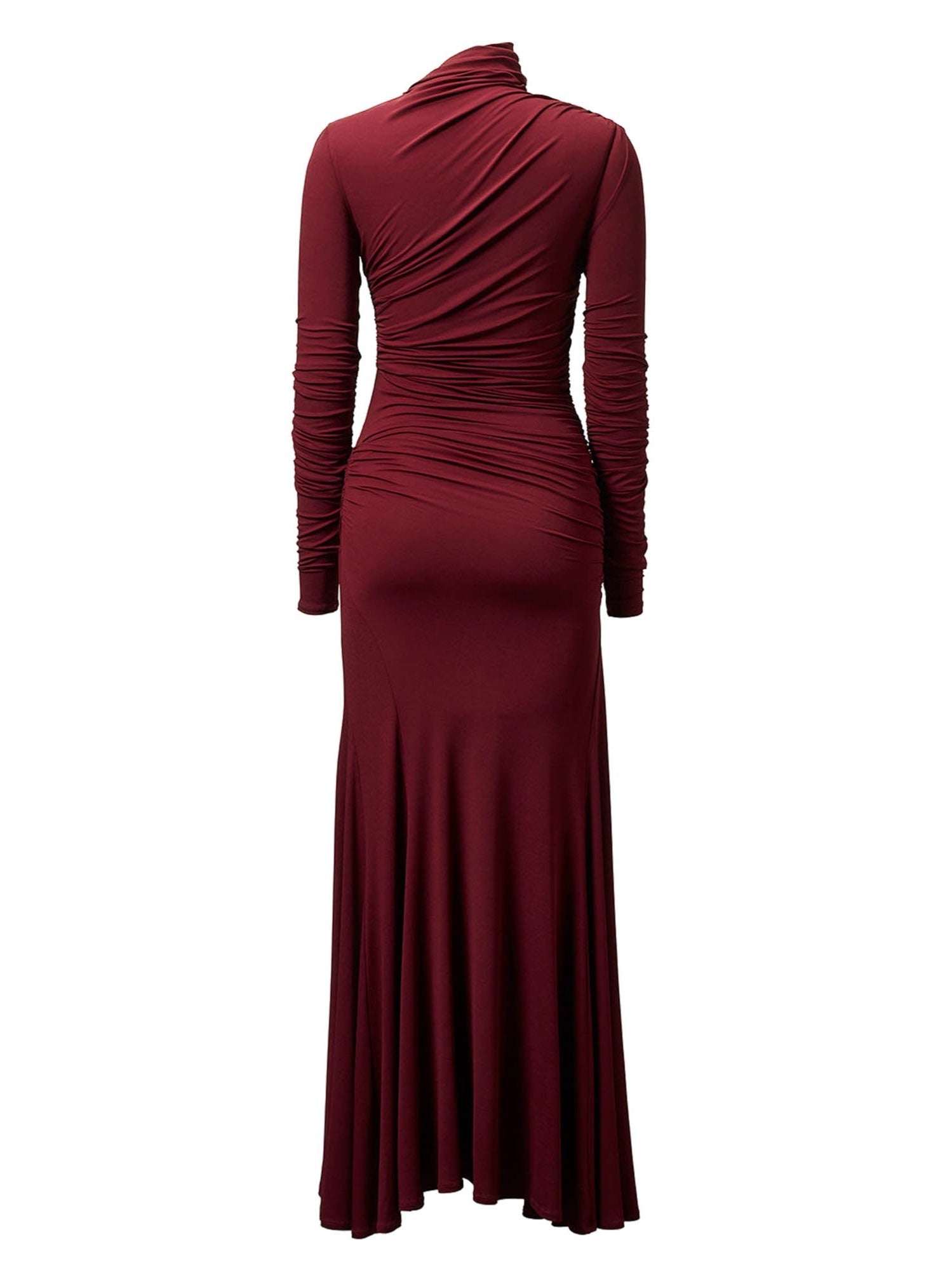 Africa Deep Claret Maxi Dress