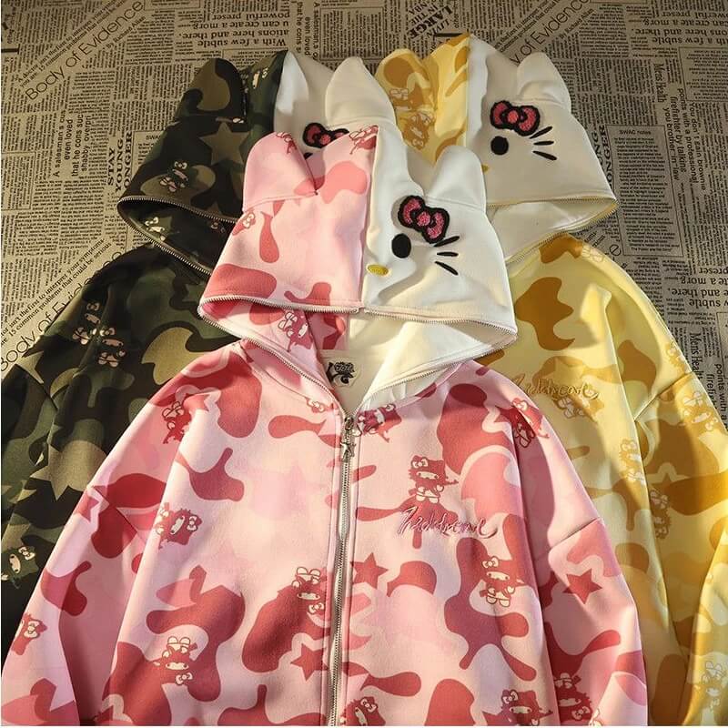 Armed Hello Kitty Camo Hoodie