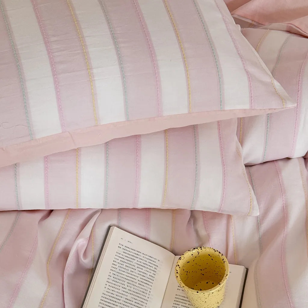 Candy Striped Bedding Set