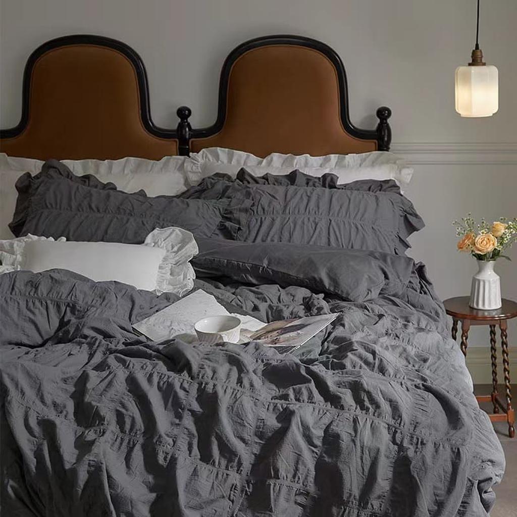 Dark Academia Royal Duvet Cover - Green