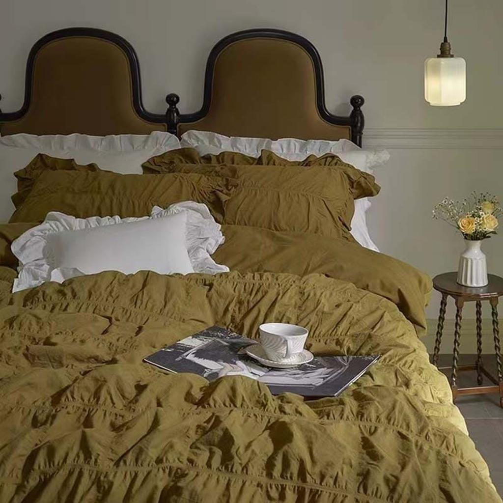 Dark Academia Royal Bedding Set - Klein Blue