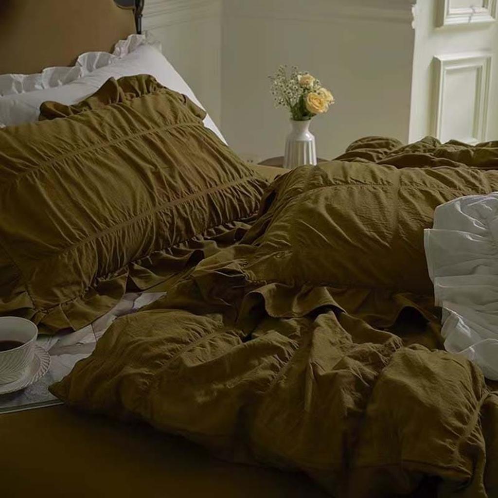 Dark Academia Royal Bedding Set - Klein Blue