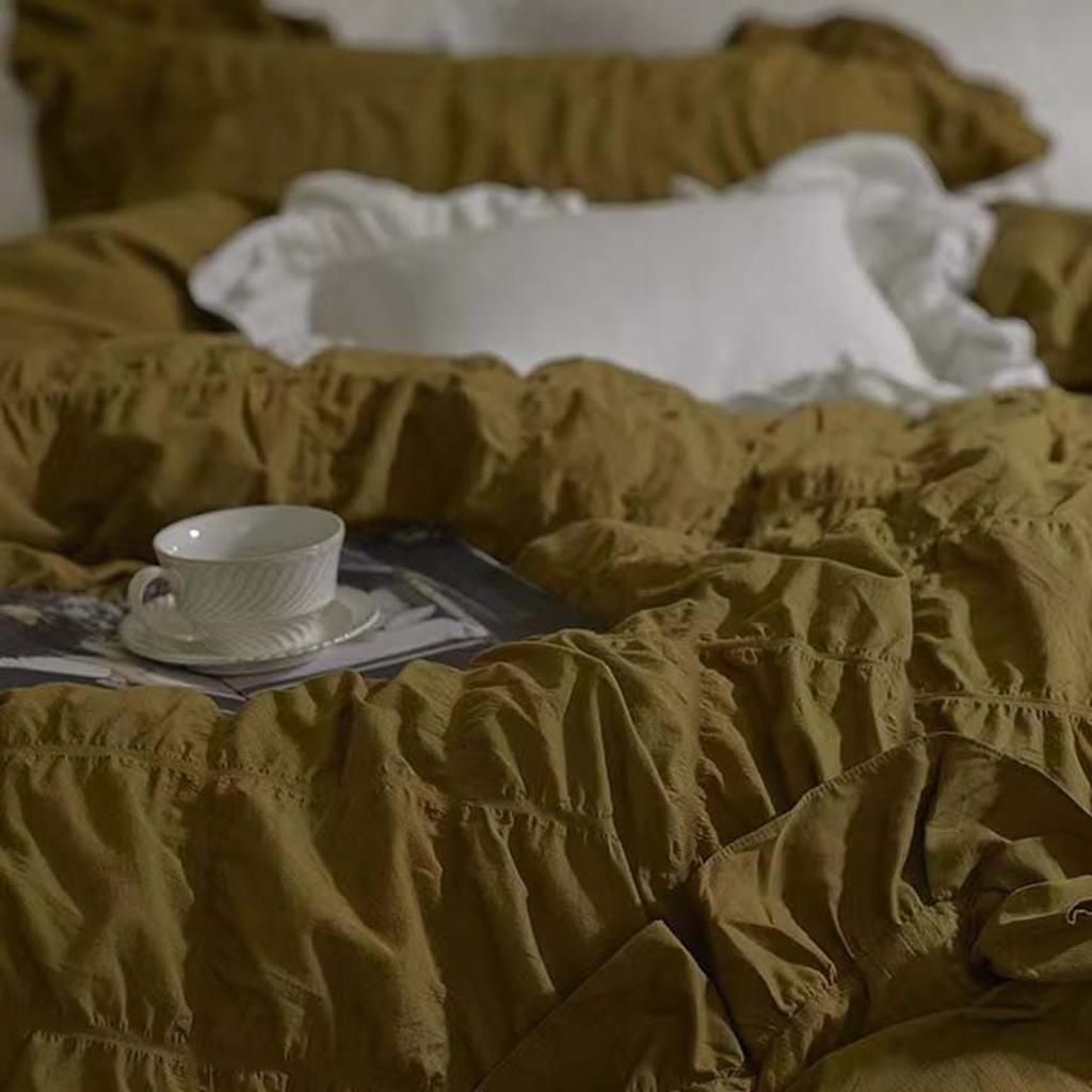 Dark Academia Royal Bedding Set - Green